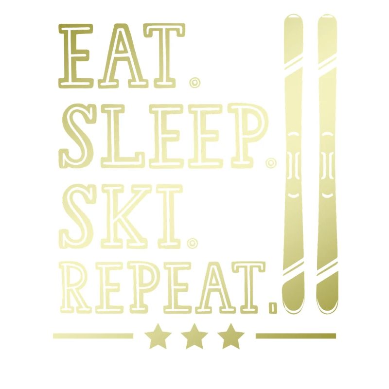Manger dormir Ski Répéter