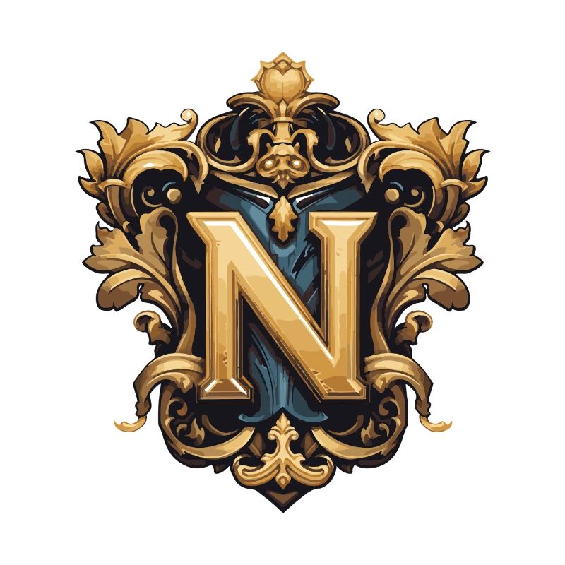 N Buchstabe Name Krone