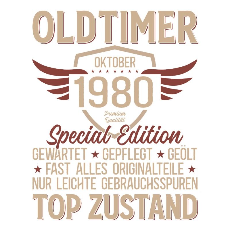 45. Geburtstag Geschenk Oldtimer Oktober 1980
