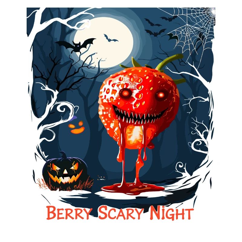 Halloween Zombie Erdbeere