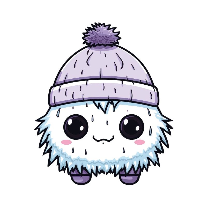 Eskimo Erkältung Comic Winter