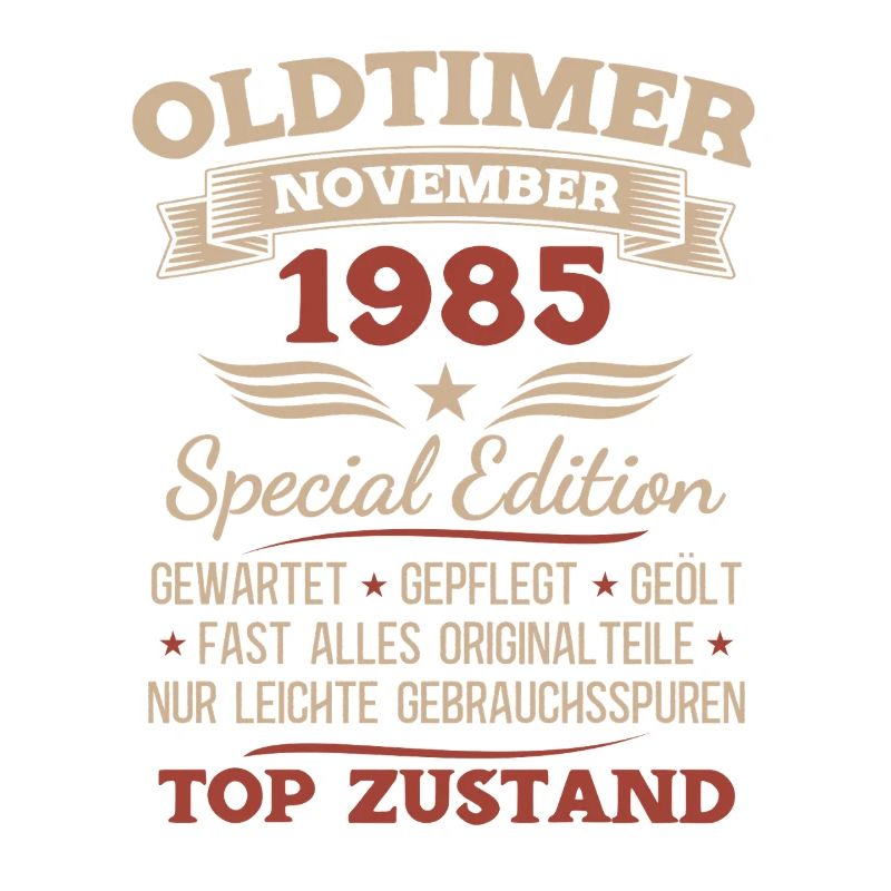 40. Geburtstag Geschenk Oldtimer November 1985