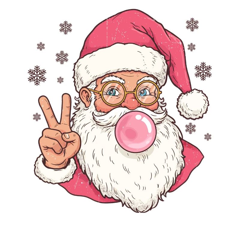 Weihnachtsmann Bubble Gum