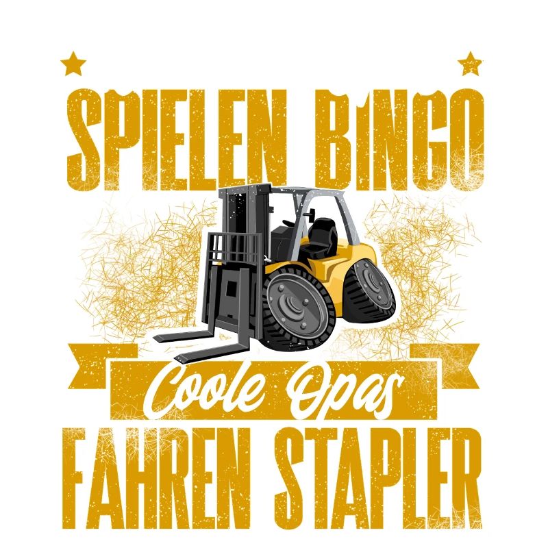Opa Staplerfahrer
