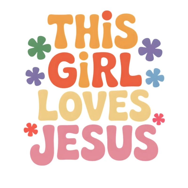 Dieses Mädchen liebt Jesus