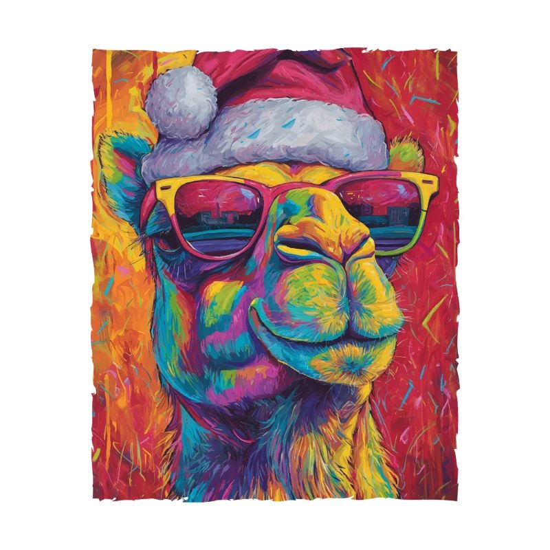 Kamel Weihnachten Porträt