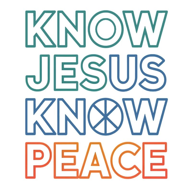 Typographie de Know Jesus Know Peace