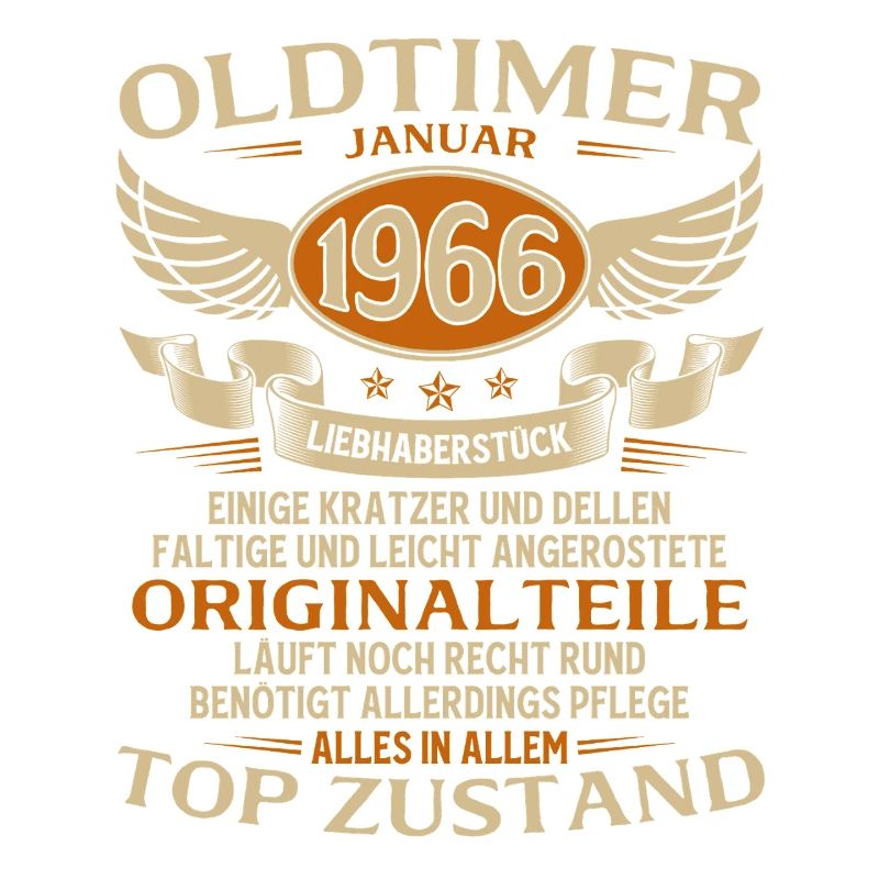 60. Geburtstag Geschenk Oldtimer Januar 1966