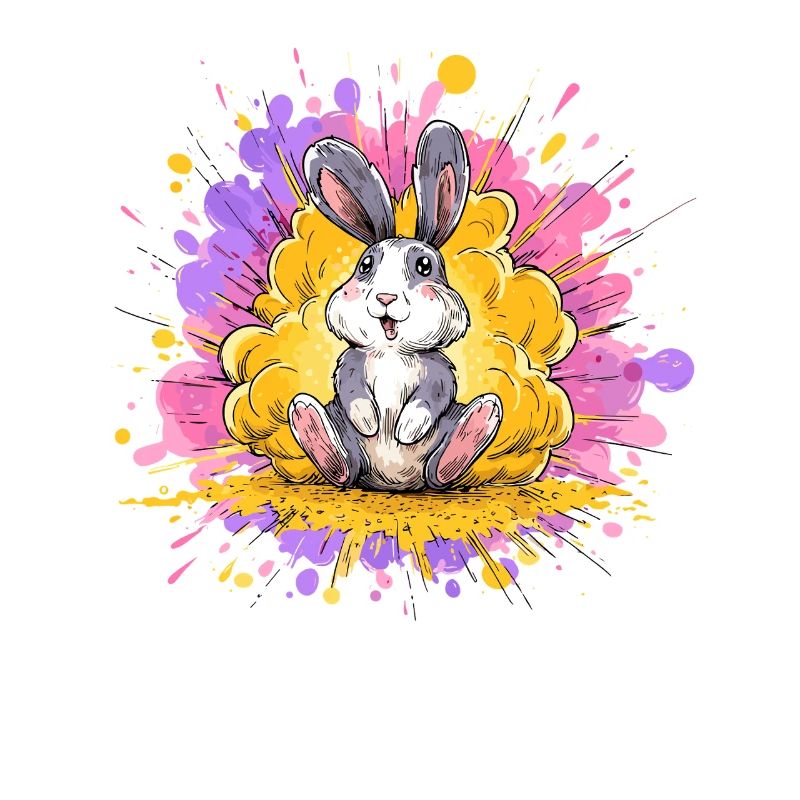Hoppelbunny im Farbschauer