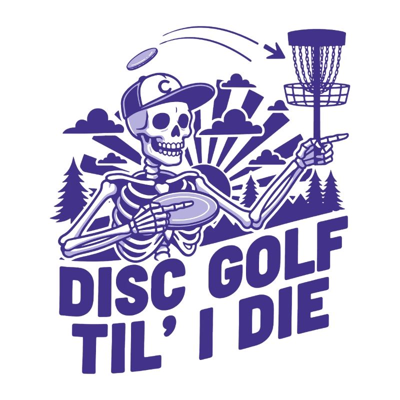 Disc Golf jusqu’à la mort Disc Golfer Drôle Disc Disc Flying Disc
