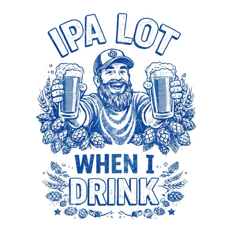 IPA Lot Prost Bearded Beer Drinker
