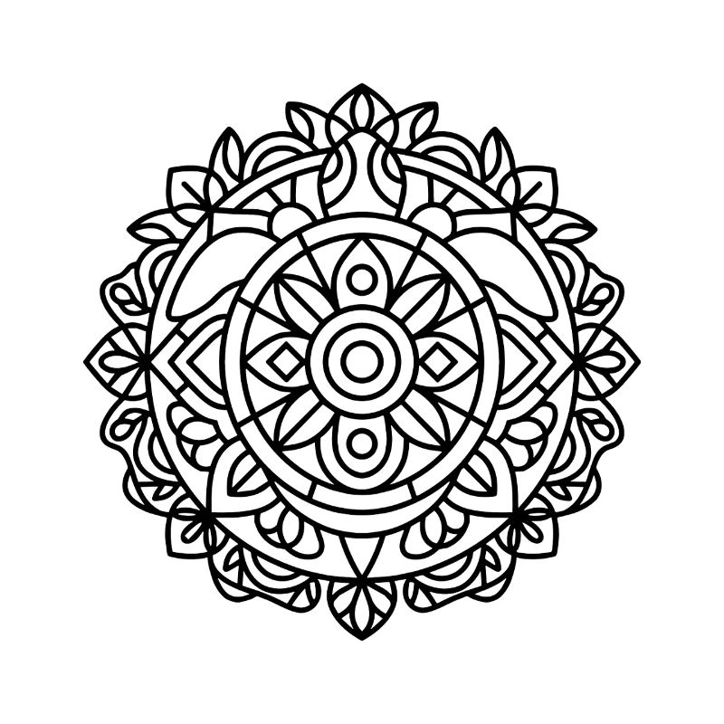 Schildkröten Mandala