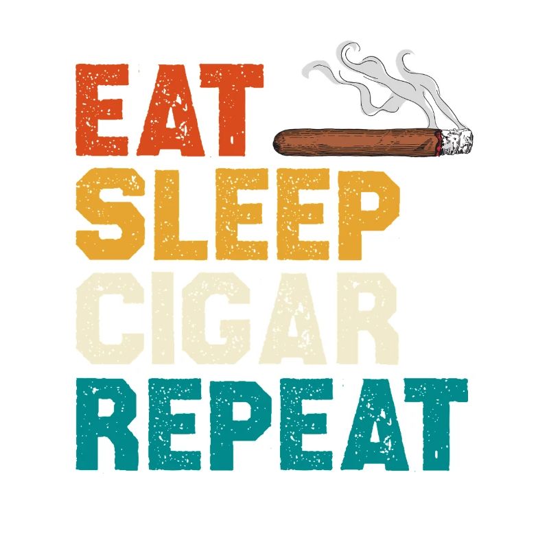 Eat Sleep Cigar Repeat Tee