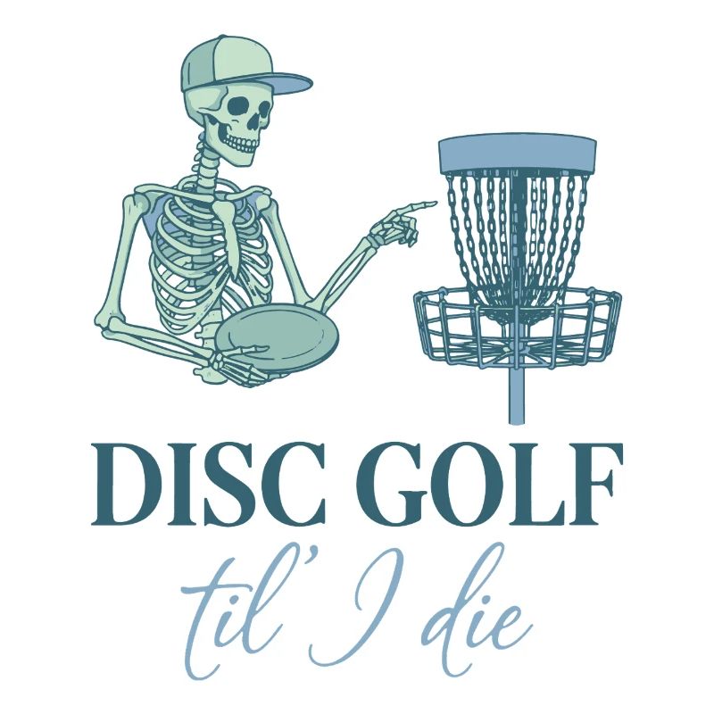 Disc Golf jusqu’à la mort Disc Golfer Drôle Disc Disc Flying Disc