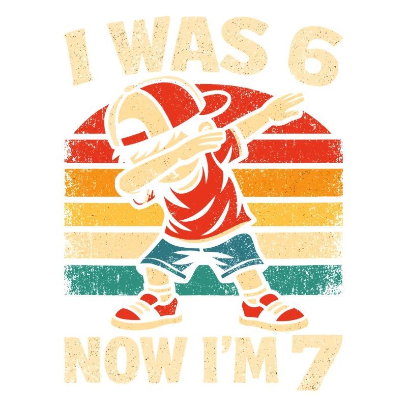 7e anniversaire, garçon de 7 ans, j’avais 6 ans maintenant dans 7 ans