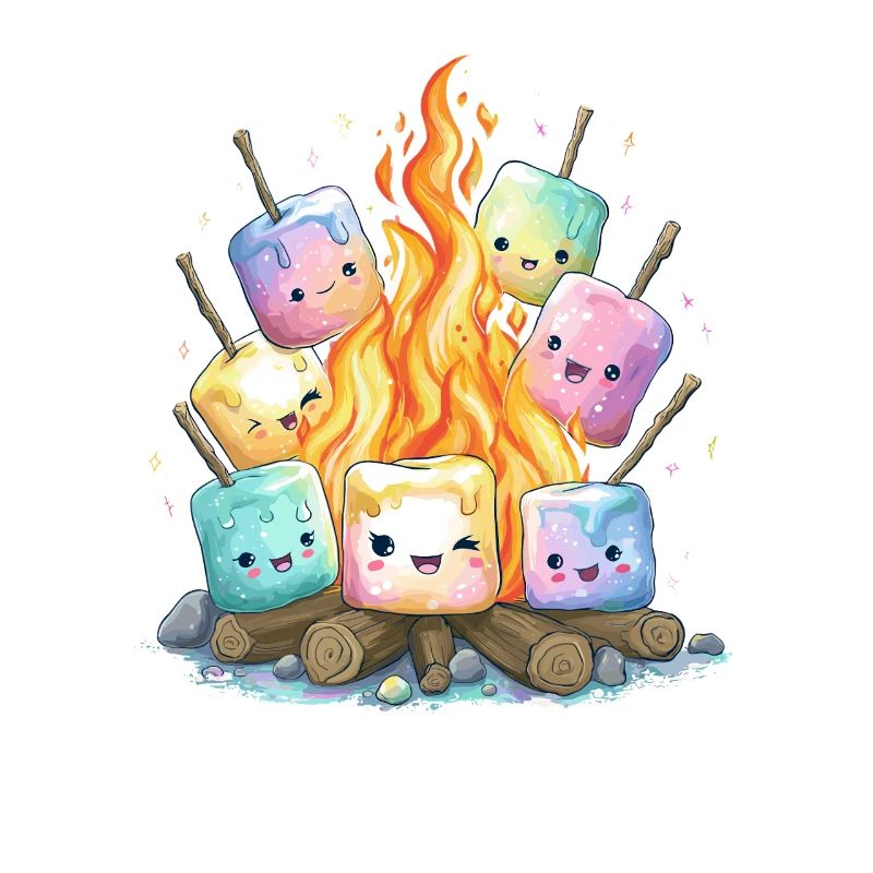 Lagerfeuer Marshmallows Spaß