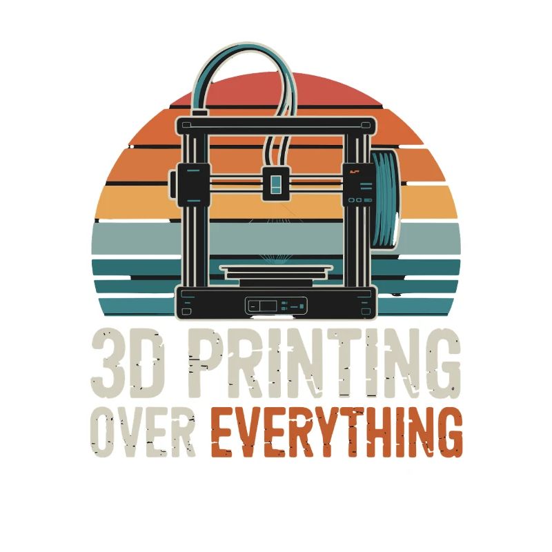 3D Printing Over Everything Retro 3D Printing Maker