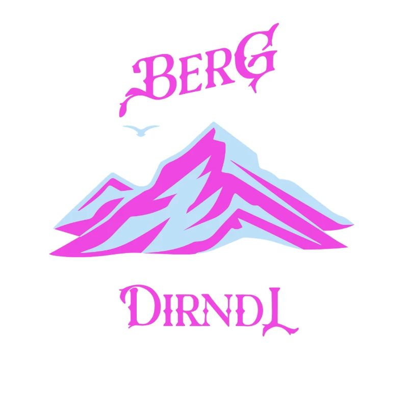 Berg Dirndl Neon Pastell