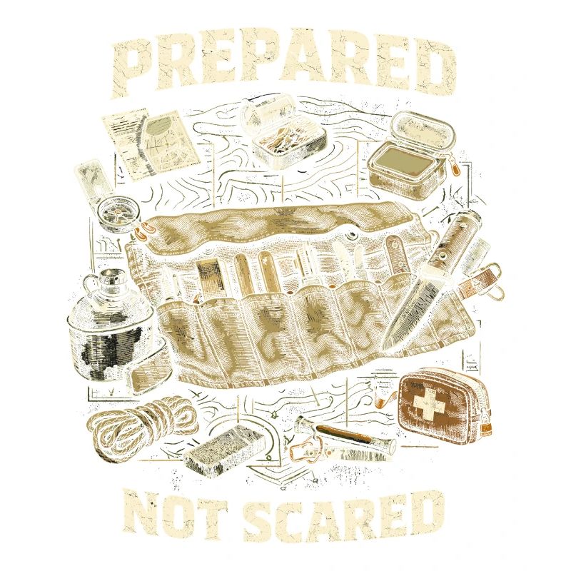 Prepper Überlebenskünstler Prepared Not Scared