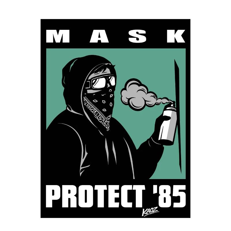 Maskierter Rebellen Sprayer 85