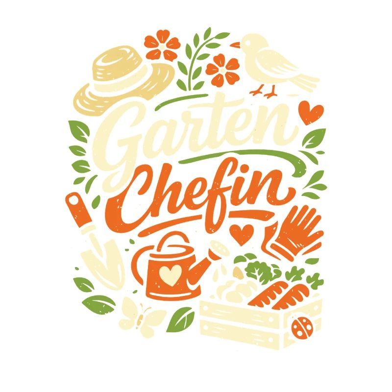 Garten Chefin Gärtnerin Geschenk