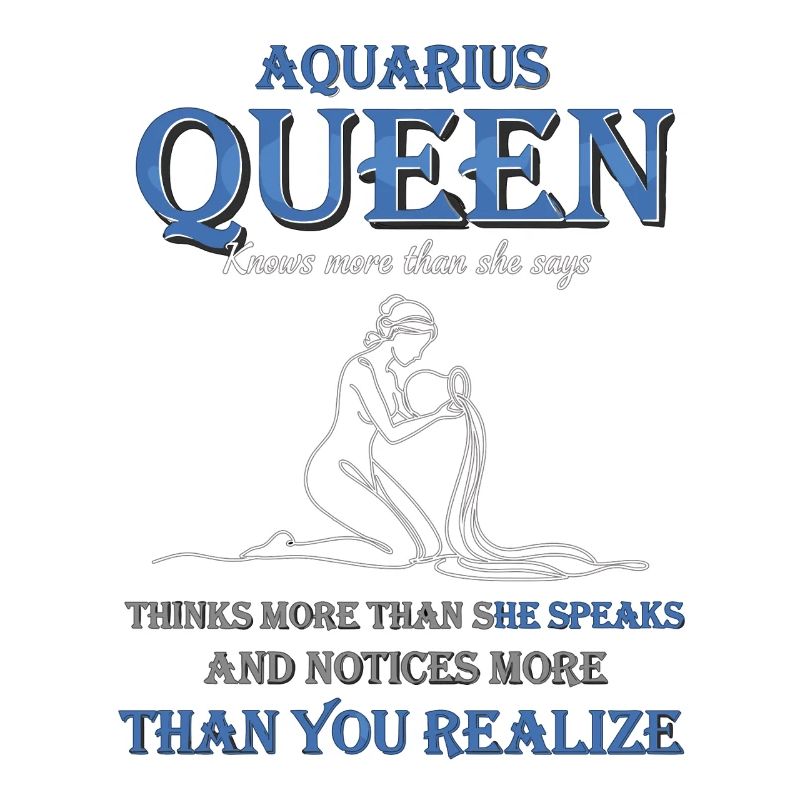 Aquarius Queen Sternzeichen Wassermann