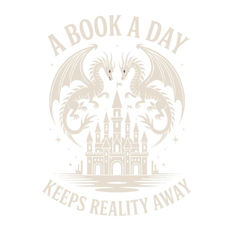 Dragon Fantasy Book Reader Funny Reading Nerd