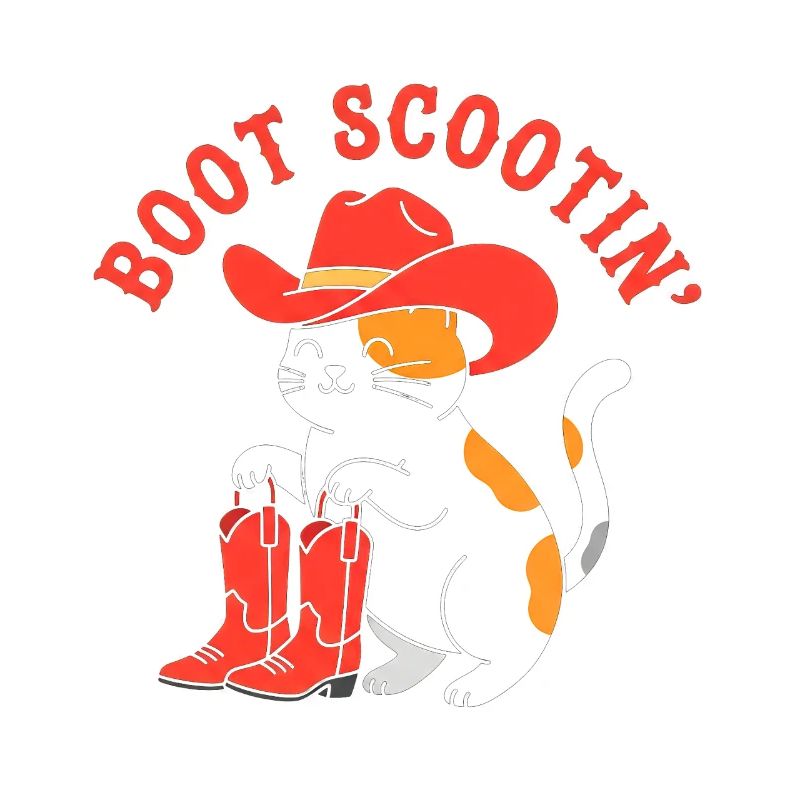 Boot Scootin Katze