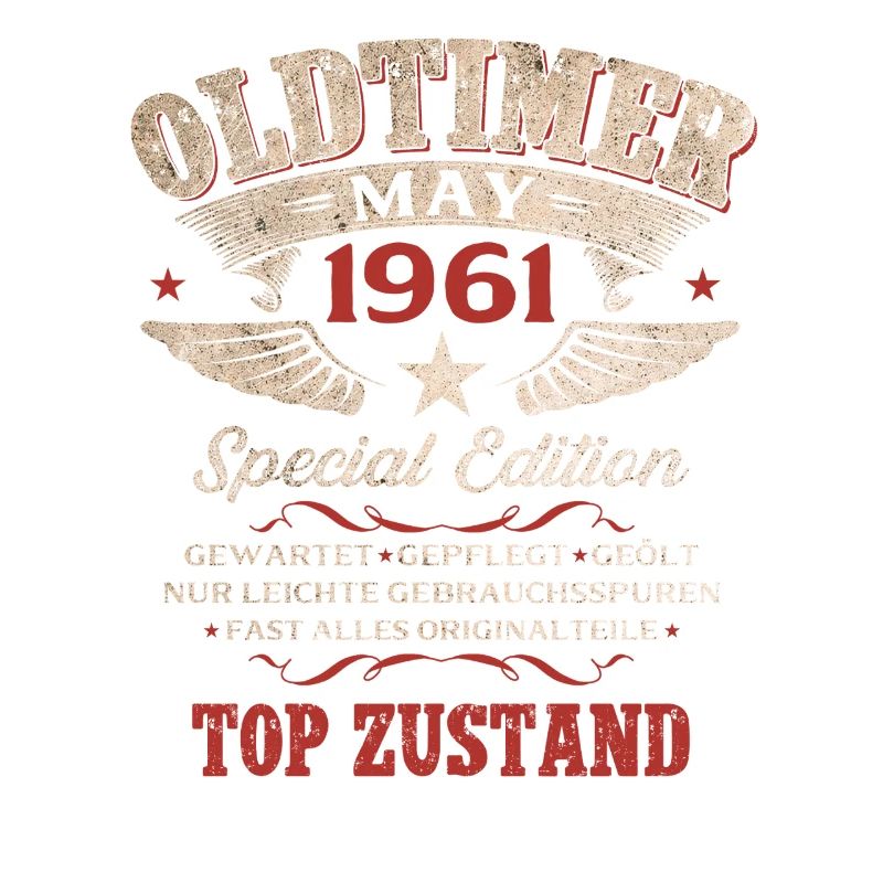 65. Geburtstag Geschenk Mann Oldtimer Mai 1961