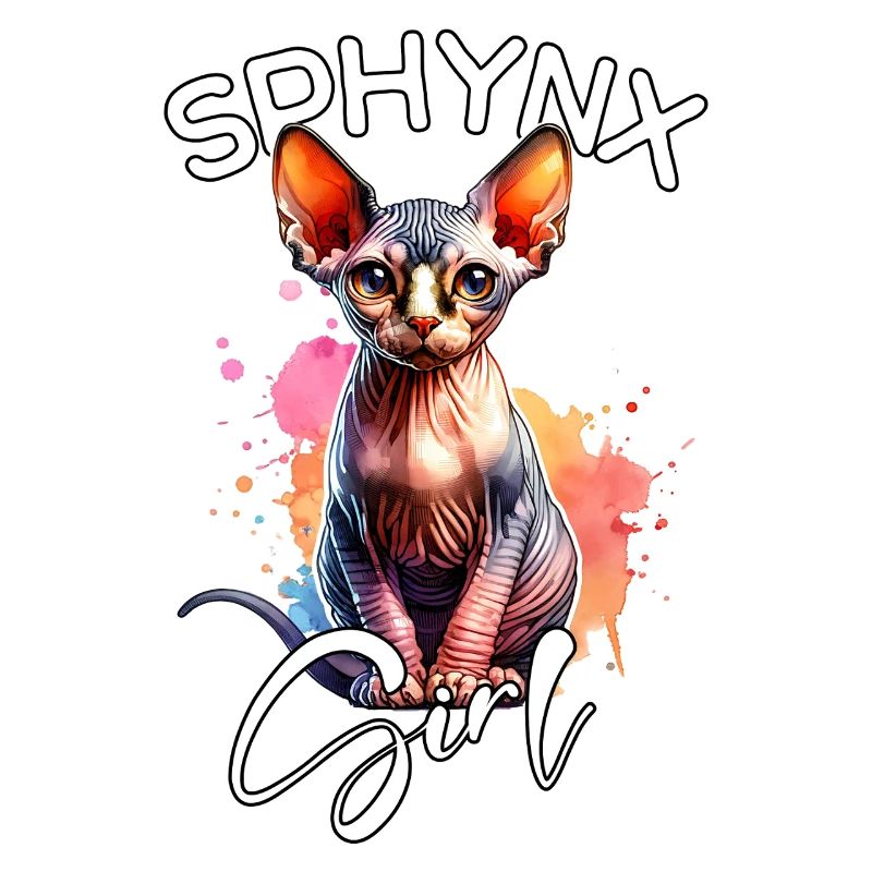 Sphynx Cat Mädchen Sphynxkatze