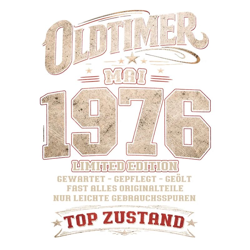 50. Geburtstag Geschenk Mann Oldtimer Mai 1976