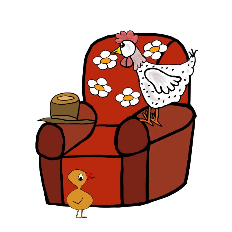 Funny Chickens After-Work Chicken
