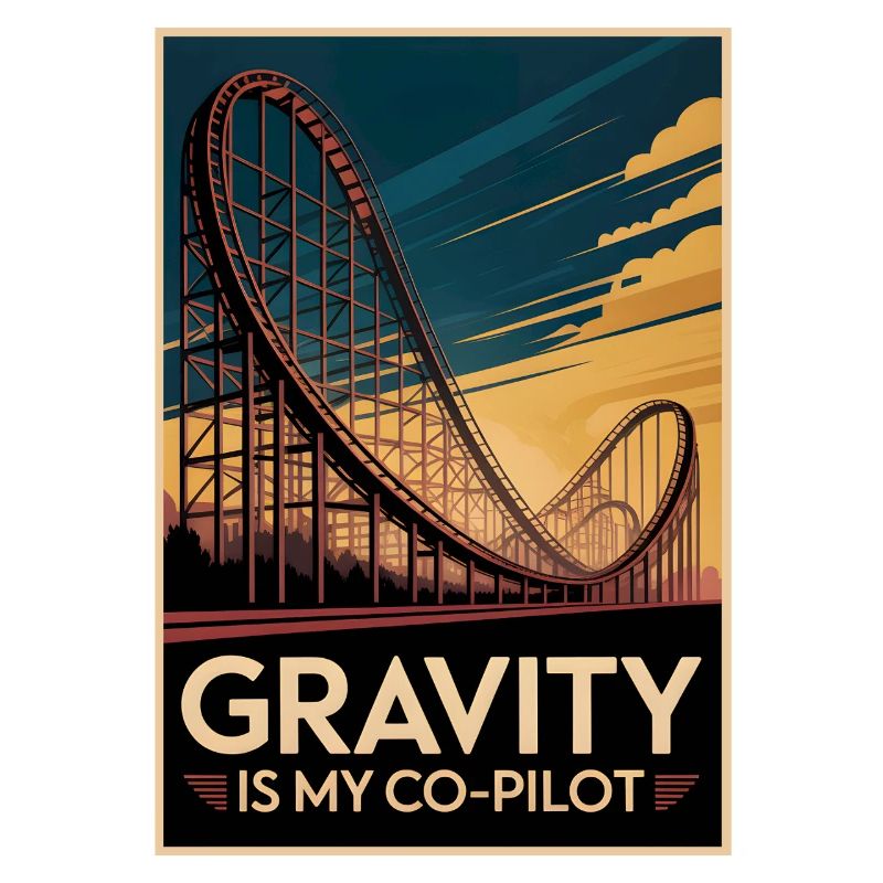 Gravity as a passenger | Roller coaster