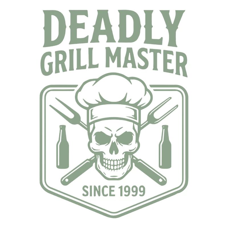 Deadly Grill Master Grilling Since 1999 Gift