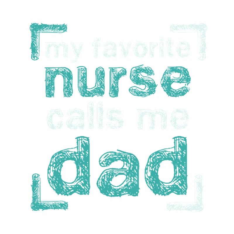 Stolzer Papa einer Krankenschwester