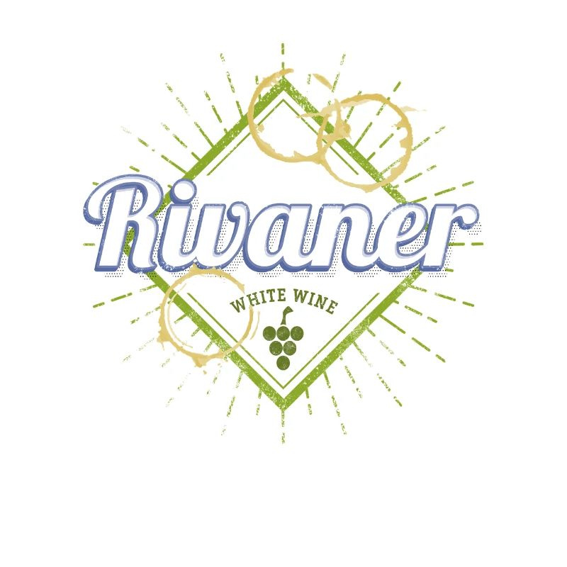 Rivaner Vine Vintage Wine Drinker and Winemaker Design