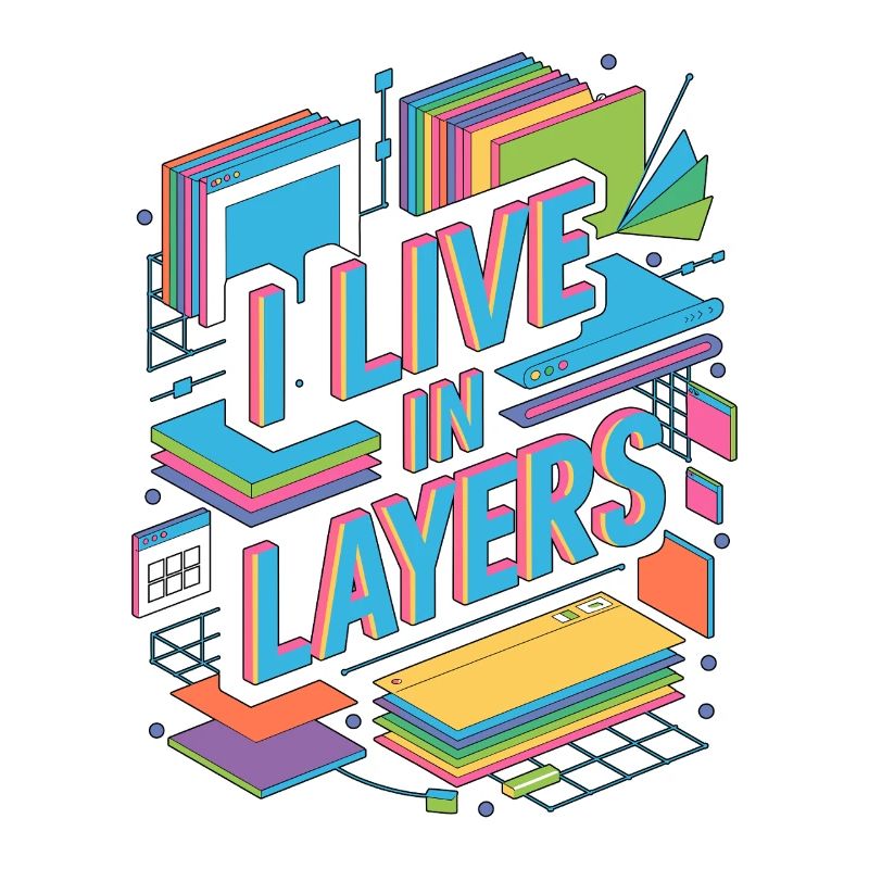 Graphic Designer I Live In Layers Visual Designer