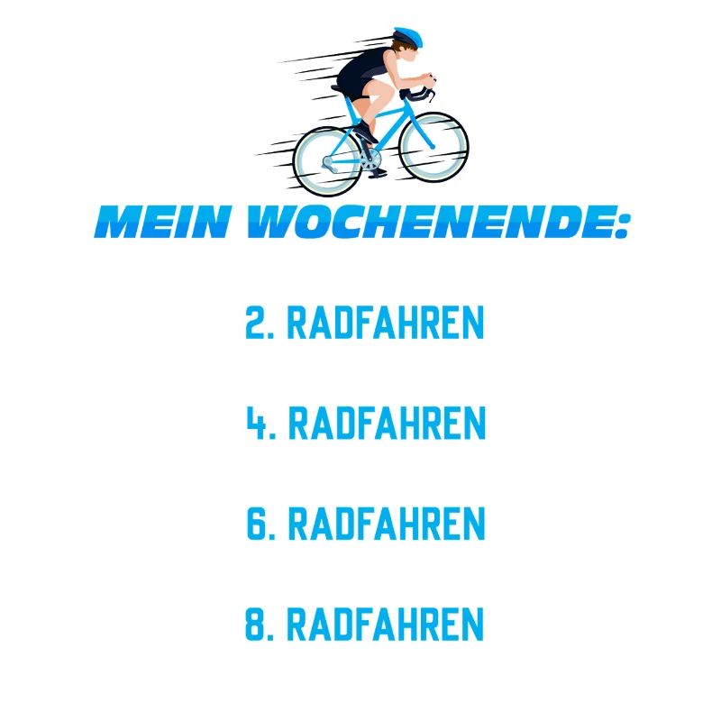 Mein Wochenend-Plan: Radfahren Nonstop