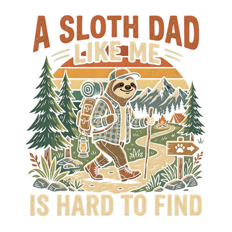 Sloth Dad Wanderabenteuer