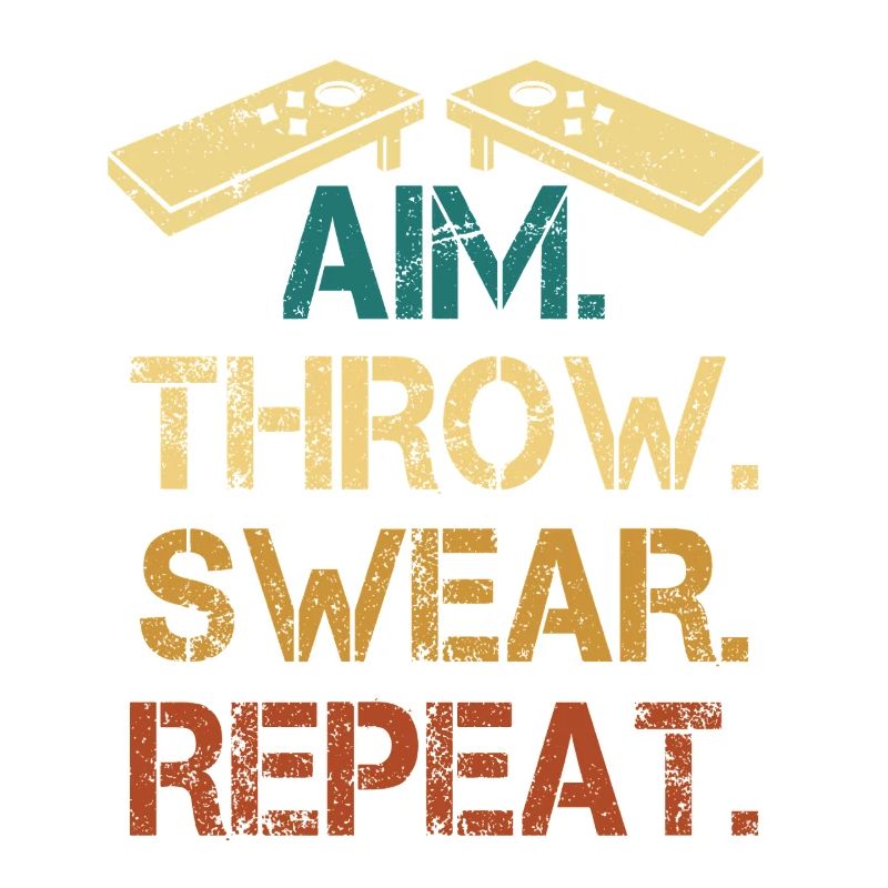 Aim Throw Wear Repeat Tee