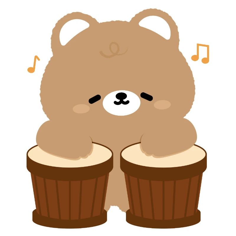 Bear Beats on Drums