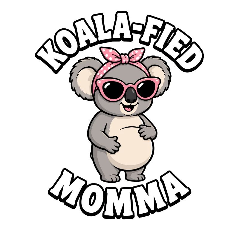 Maman de koala enceinte grossesse drôle