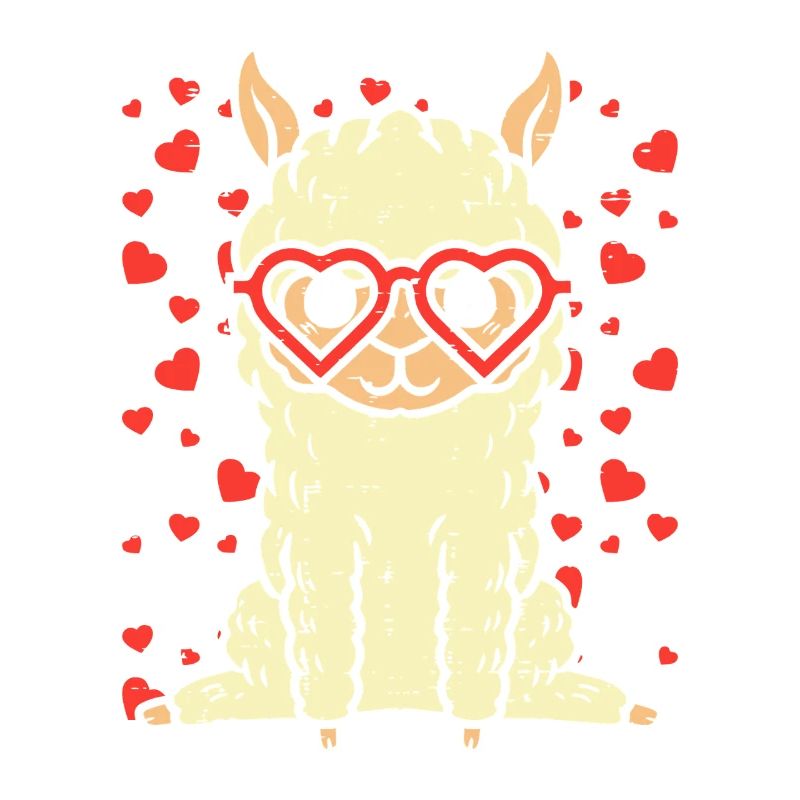 Valentine Llama