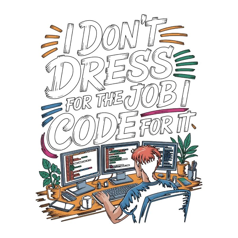 Remote Developer I Don't Dress Remote Tech Worker