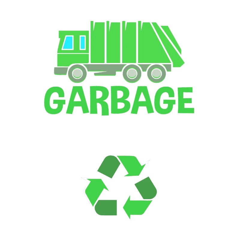 Garbage Can Garbage Truck Garbage Truck Garbage Man