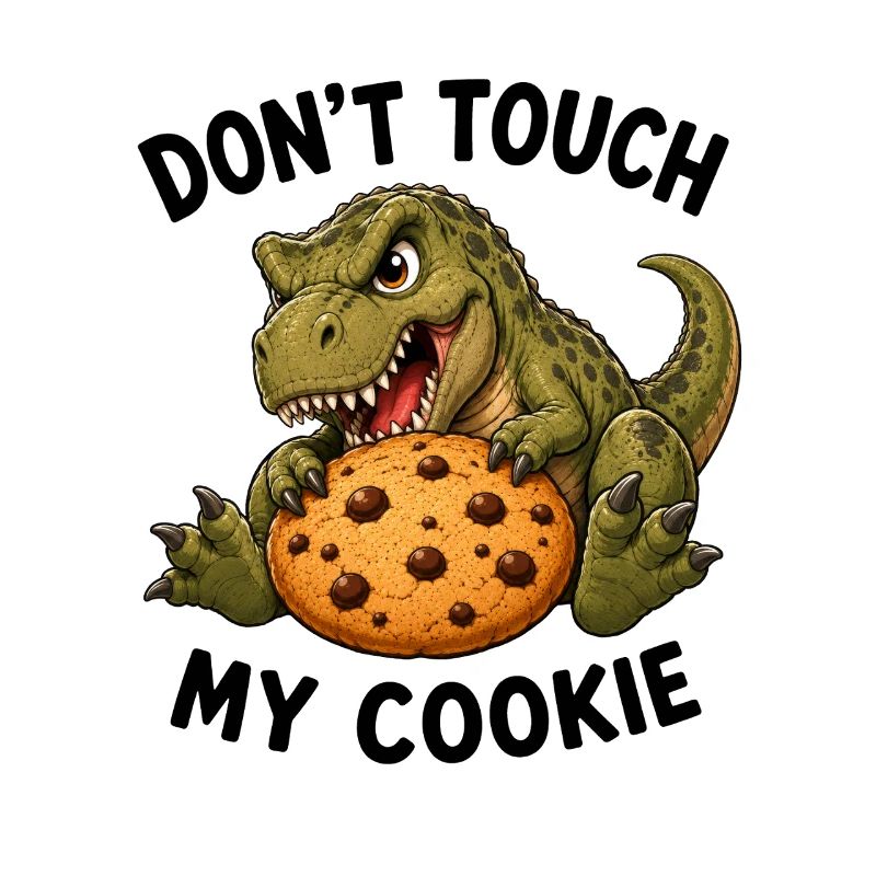 Diction de biscuit T-Rex T-Rex de dinosaure mignon