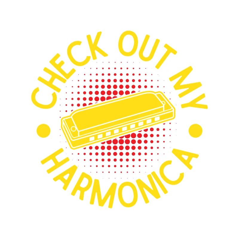 Joueur d’harmonica drôle, regarde mon harmonica