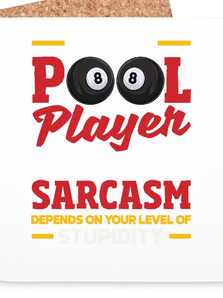 Sarkastischer Billardspieler Lustiger Pool Spruch