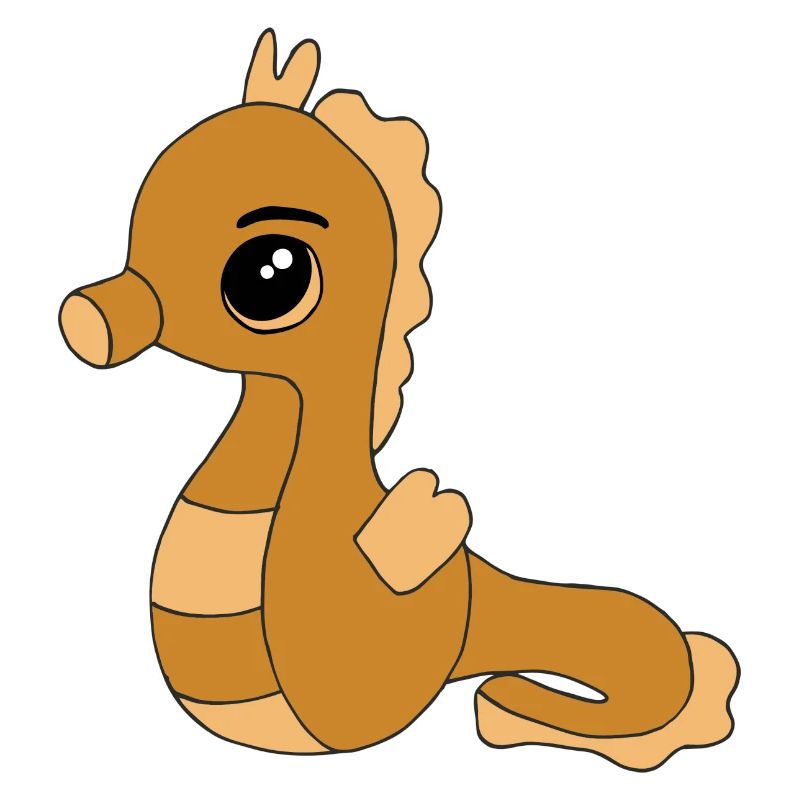 Knuffiges Seepferdchen