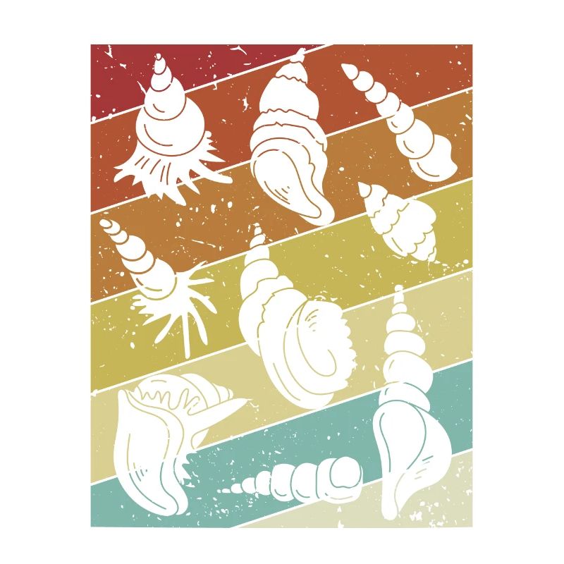 Retro Shelling Bag Bivalvia Shell Hunter Muschel